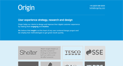Desktop Screenshot of originhq.com